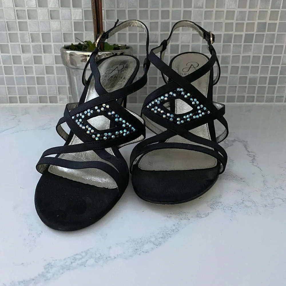 Adrianna Pappell Ace Embellished High Heeled Sanda